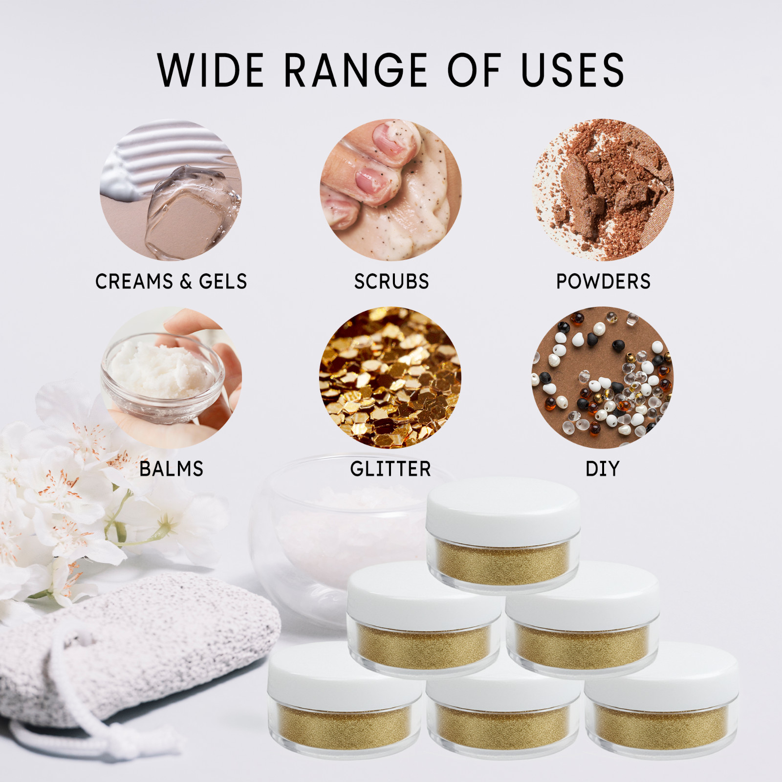 20pcs 10 Gram/10ML High Quality Makeup Cream Cosmetic Sample Jar Containers