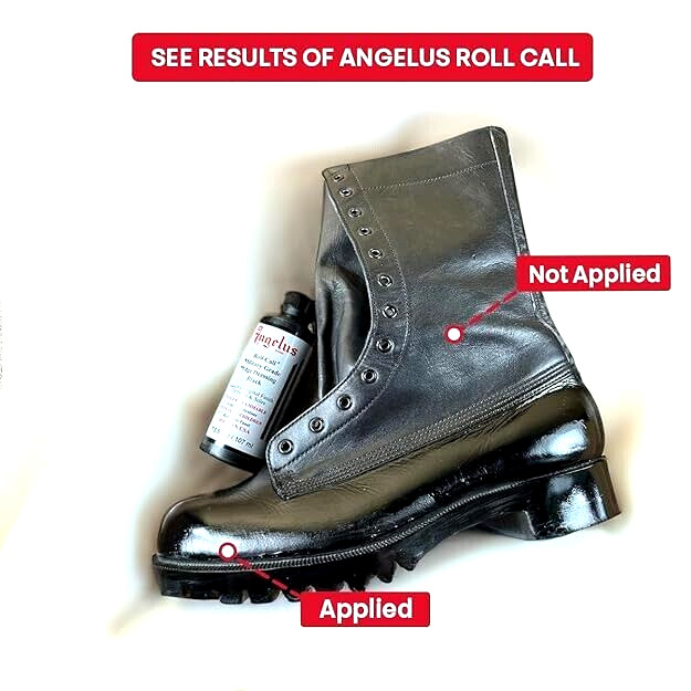 Angelus Roll Call Military Grade Shoe Edge & Heel Dressing w/Applicator 3.6 oz