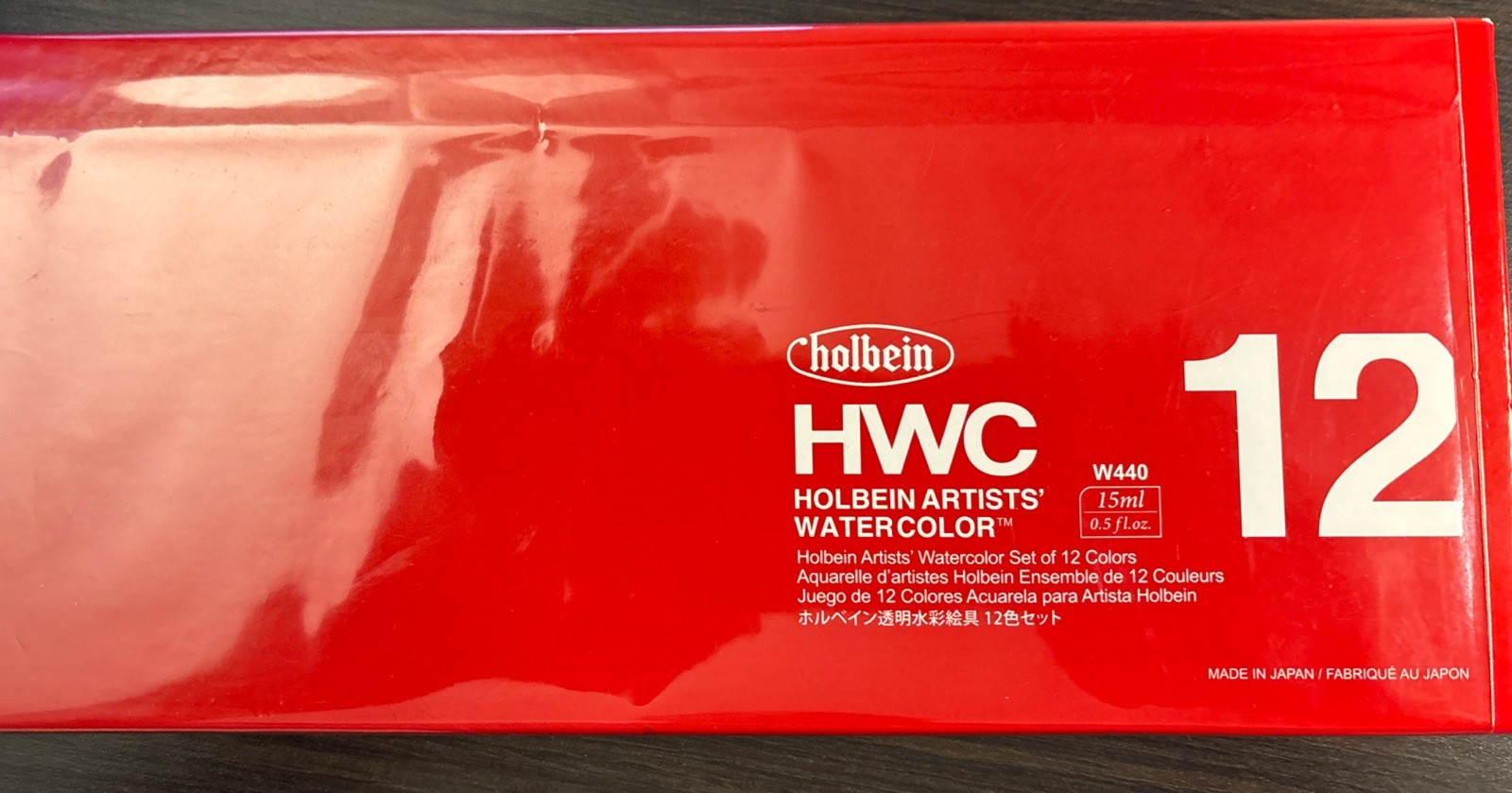 HOLBEIN ARTISTS’ WATERCOLORS– HWC, 12pc/ 15 ml (.50 US fl oz) NIP