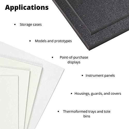 Black ABS Plastic Sheet 3/32″ Thick 24″ x 24″ Haircell Texture Engineering Board