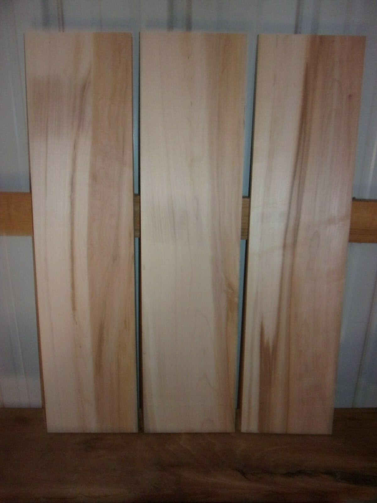3 PC HARD SUGAR MAPLE LUMBER WOOD KILN DRIED BOARDS LOT 157H 30″X 7 3/8″X 7/8″
