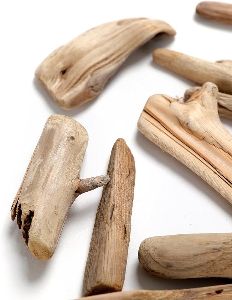 Eco-Friendly Driftwood Collection – 55 Pieces for Unique Beach-Inspired Art