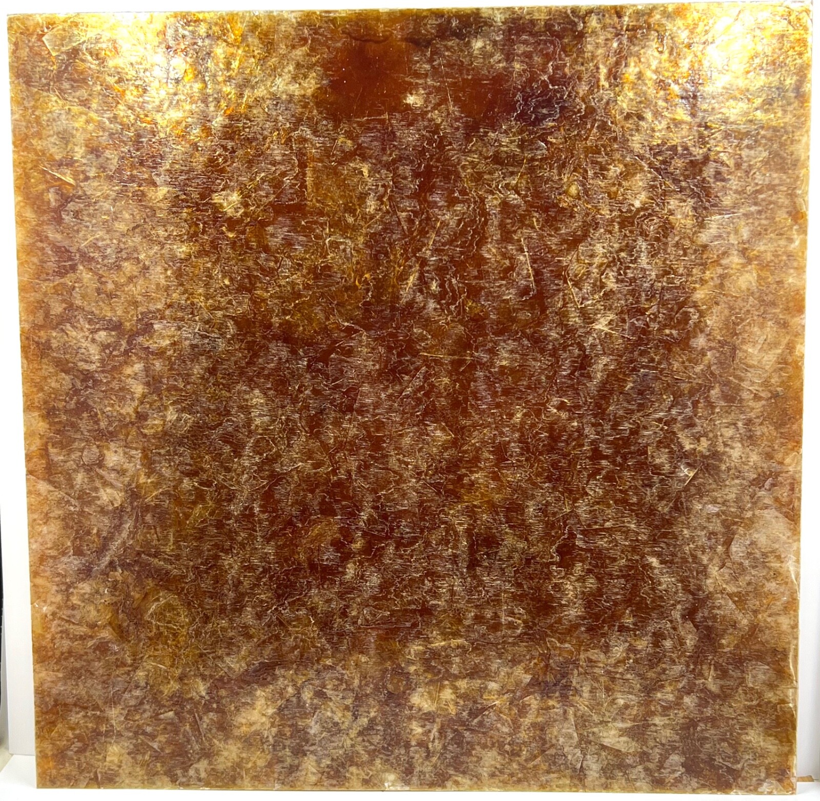 New Large 12”X12” Sheets, Composite Lampshade Mica, Amber, Choice of Thickness