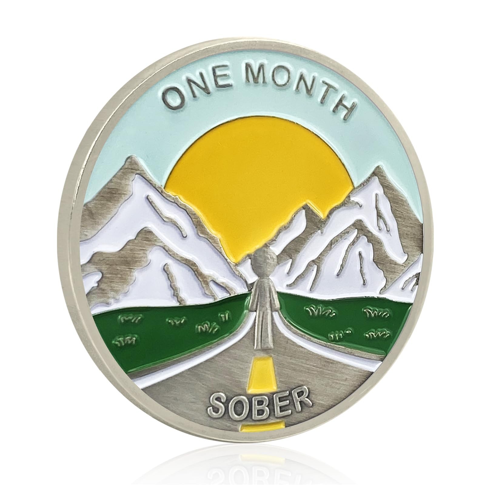 1 Month Sobriety Coin AA Chips and Medallions One Month Sobriety Chip 30 Days…