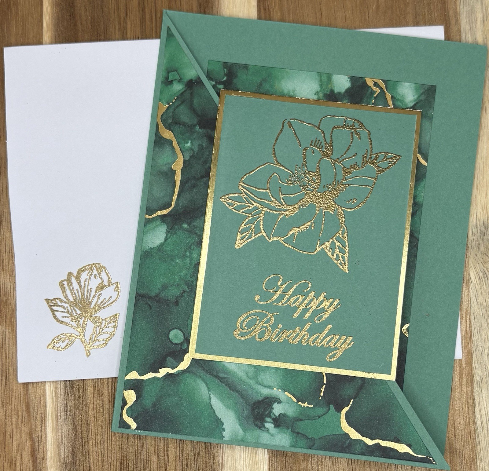 Stampin’Up! Feminine Special Fold Happy Birthday Card