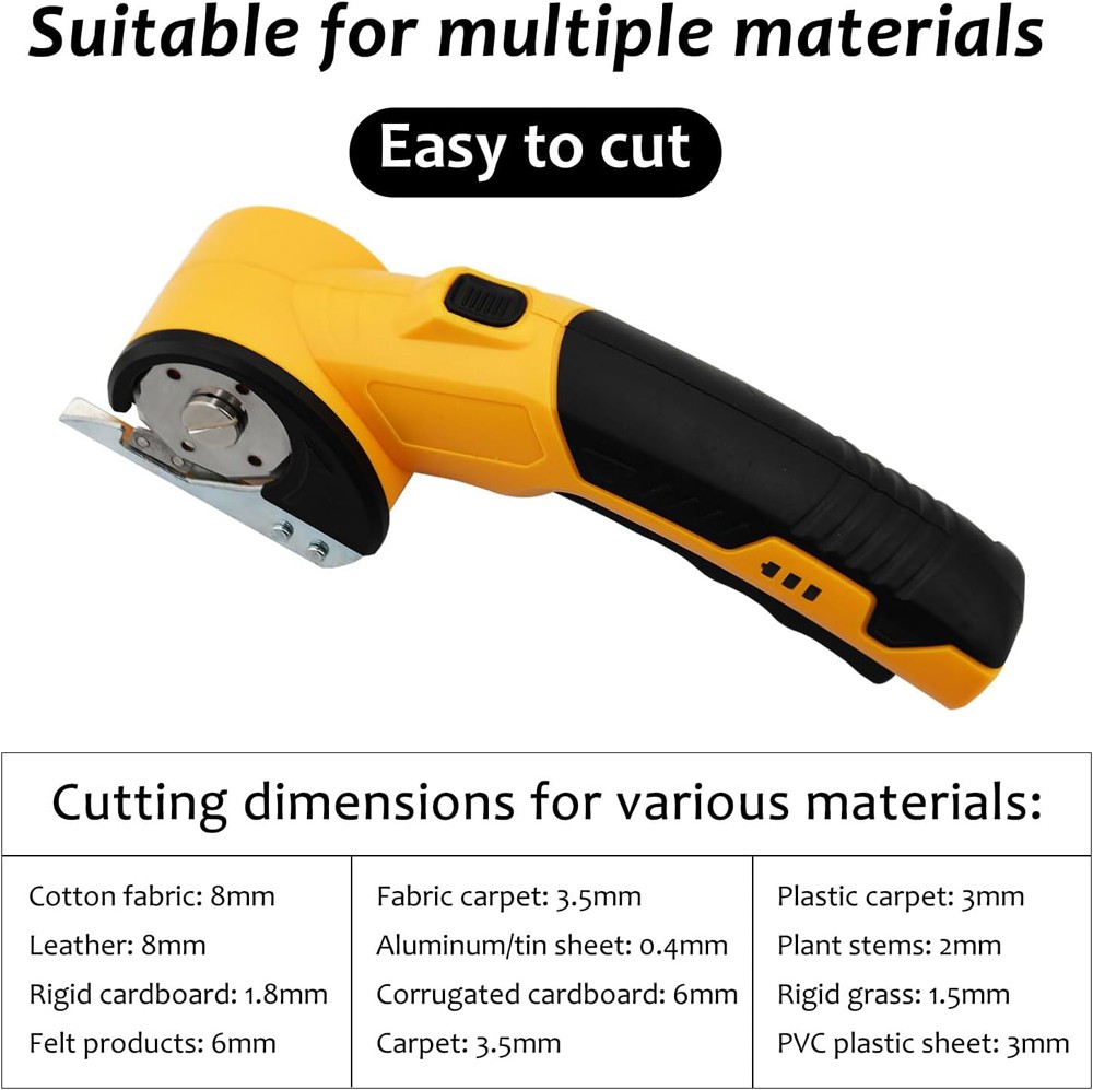 Cordless Electric Scissors, 4V Cardboard Cutter,Box Cutter Fabric Scissor Cutter