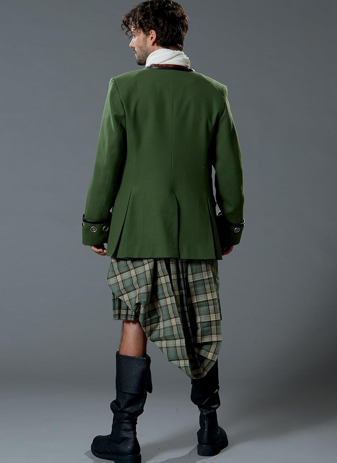 McCall 7736 Sz 38-52 Outlander Kilt Jacket Vest Celtic Scottish Men’s Pattern