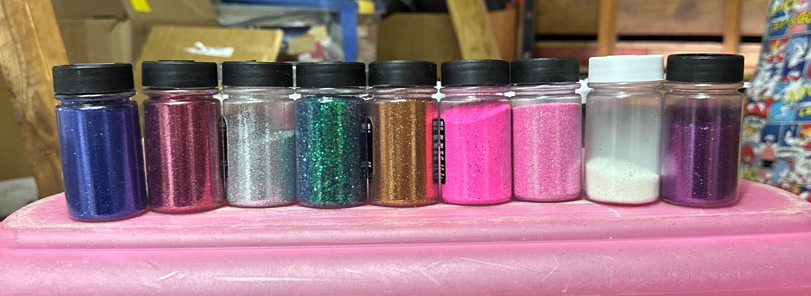 Huge Lot Of Quality StarCraft Glitter For Crafts Projects comes with container