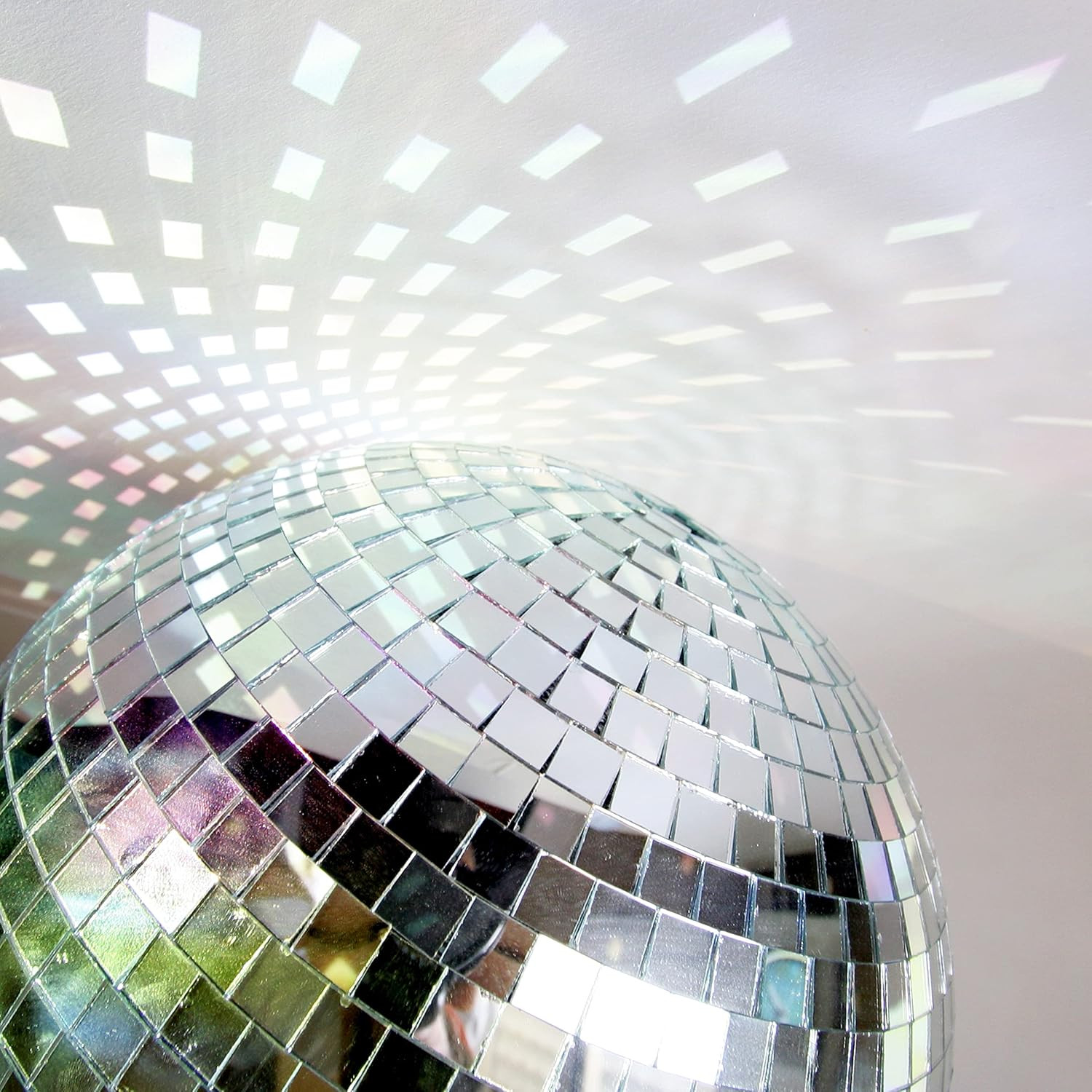 3000 PCS Mirror Tiles Self Adhesive, 10X10Mm Disco Tiles | for DIY