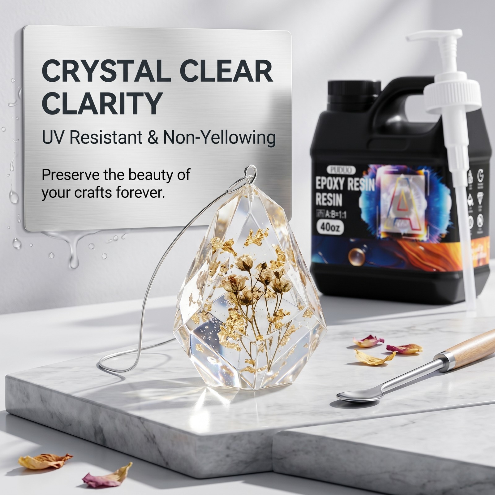 80oz-ounce High-Capacity Epoxy Resin Kit