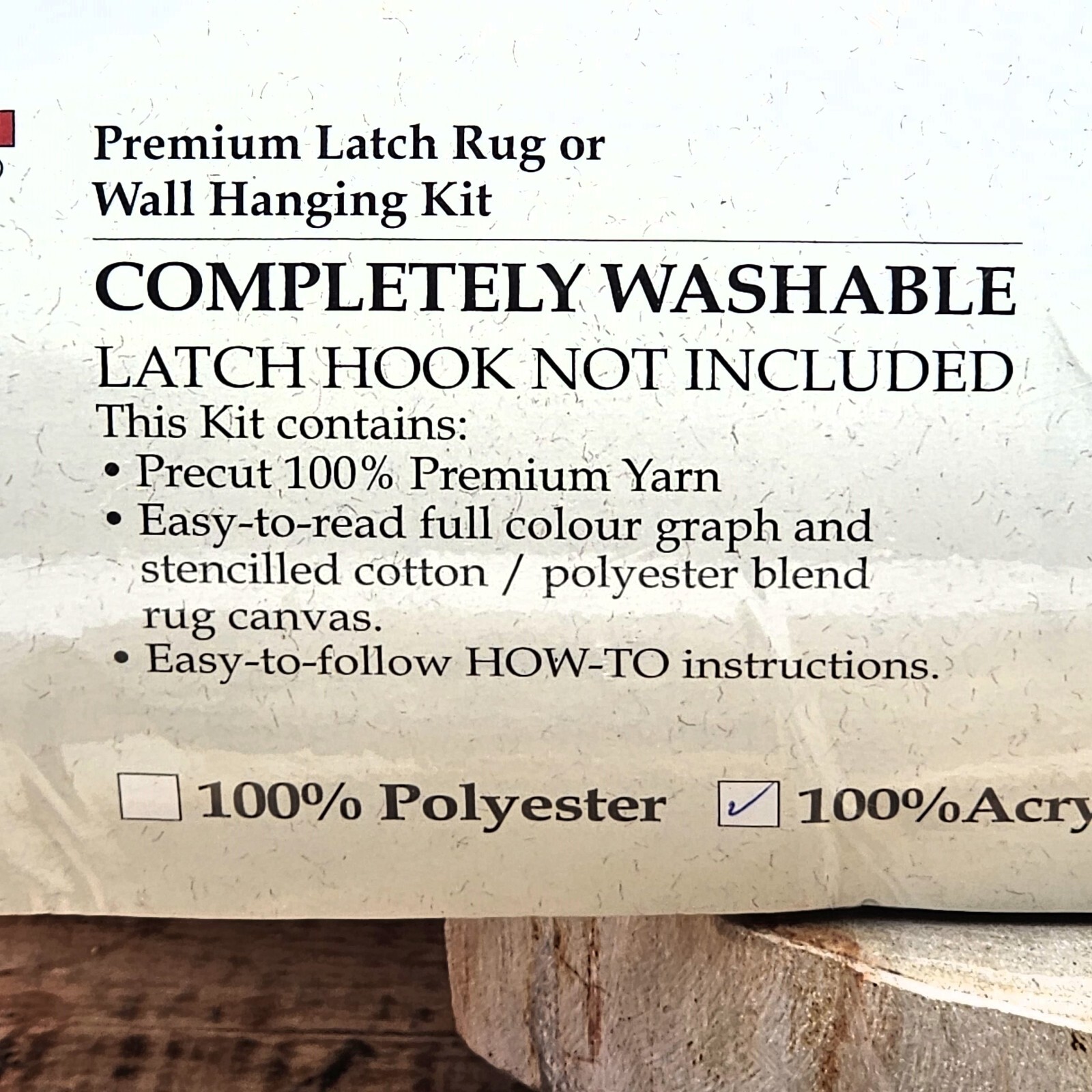Bernat Crafts Latch Hook Wall Hanging Kit 272 Nantucket Cottages Premium Yarn
