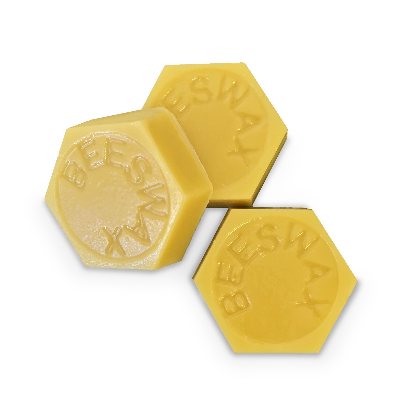Beeswax Cakes Organic Filtered Pure Cosmetic Grade for Crafts, Makeup, Pack of 3