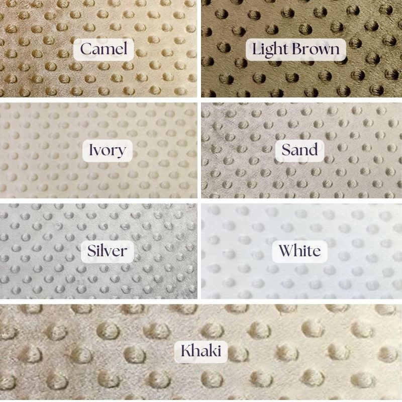 Snuggle Dots Minky 60 Inch- Fabric by The Yard