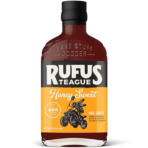 BBQ Sauce, Non-GMO, Gluten-Free, 15.25 oz, 15.25 Ounce (Pack of 1) Honey Sweet