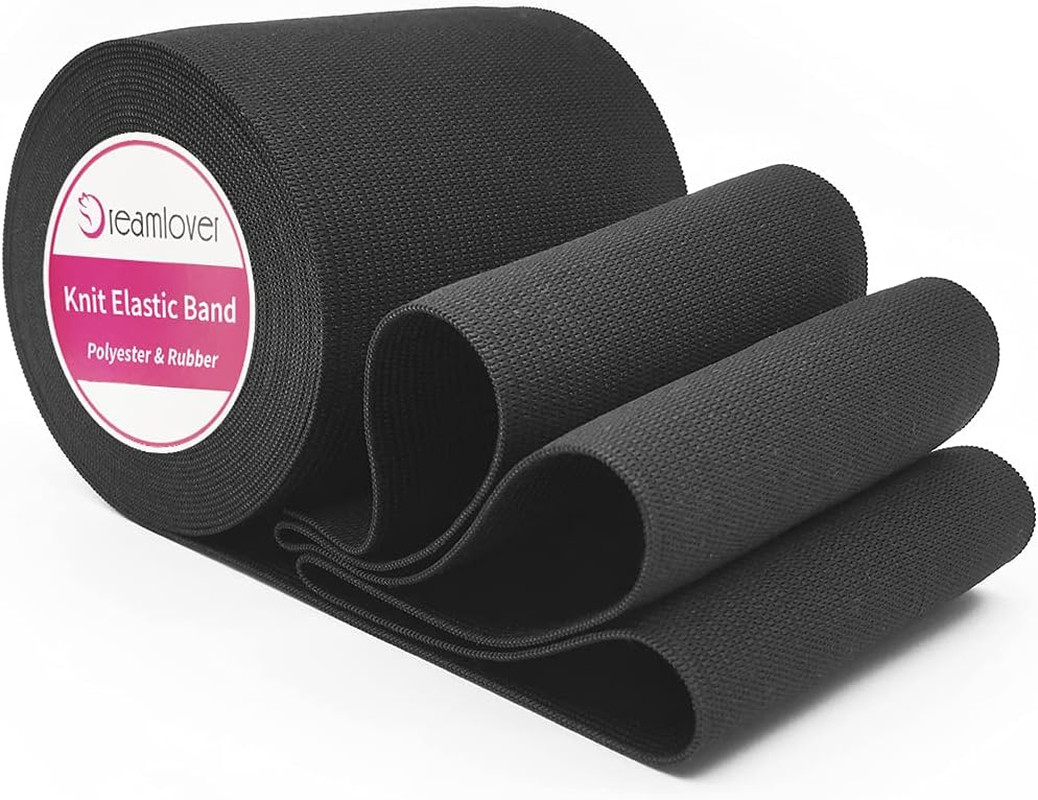 White Elastic Spool, 1 Inch X 6 Yards