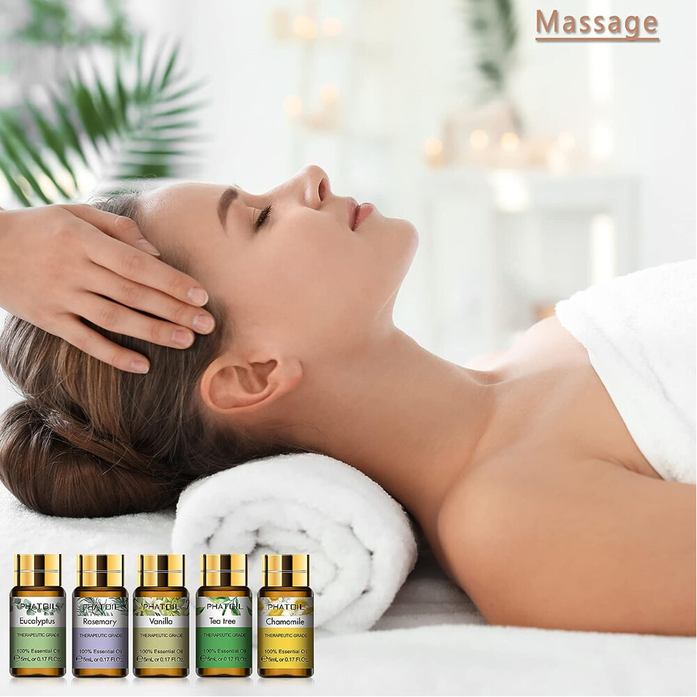 Essential Oils Gift Set 15 x 5ml, Pure Essential Oil for Diffuser,Humidifier,DIY