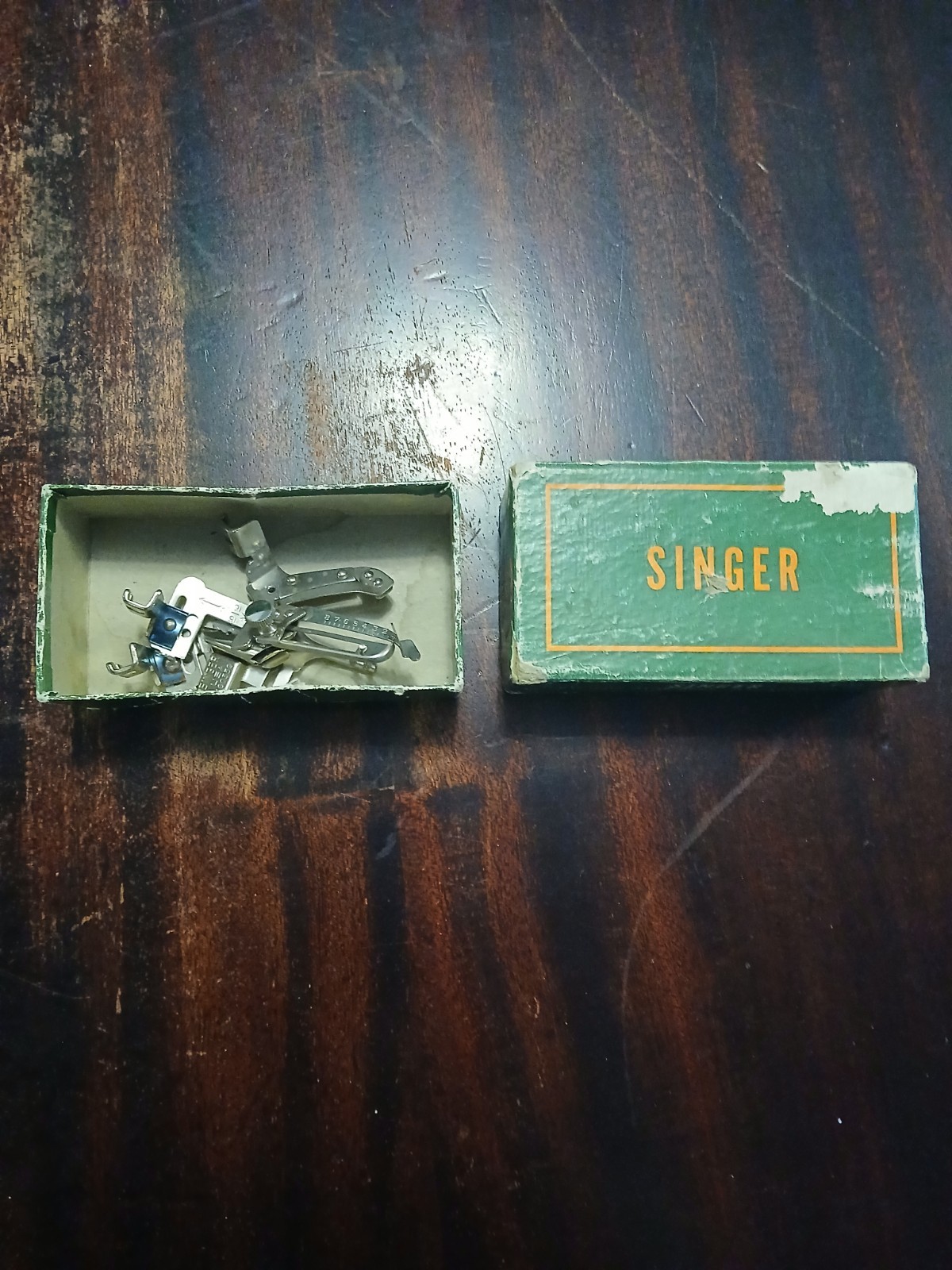 Vintage Singer Buttonholer & Automatic Zigzagger Attachment Lot for Singer