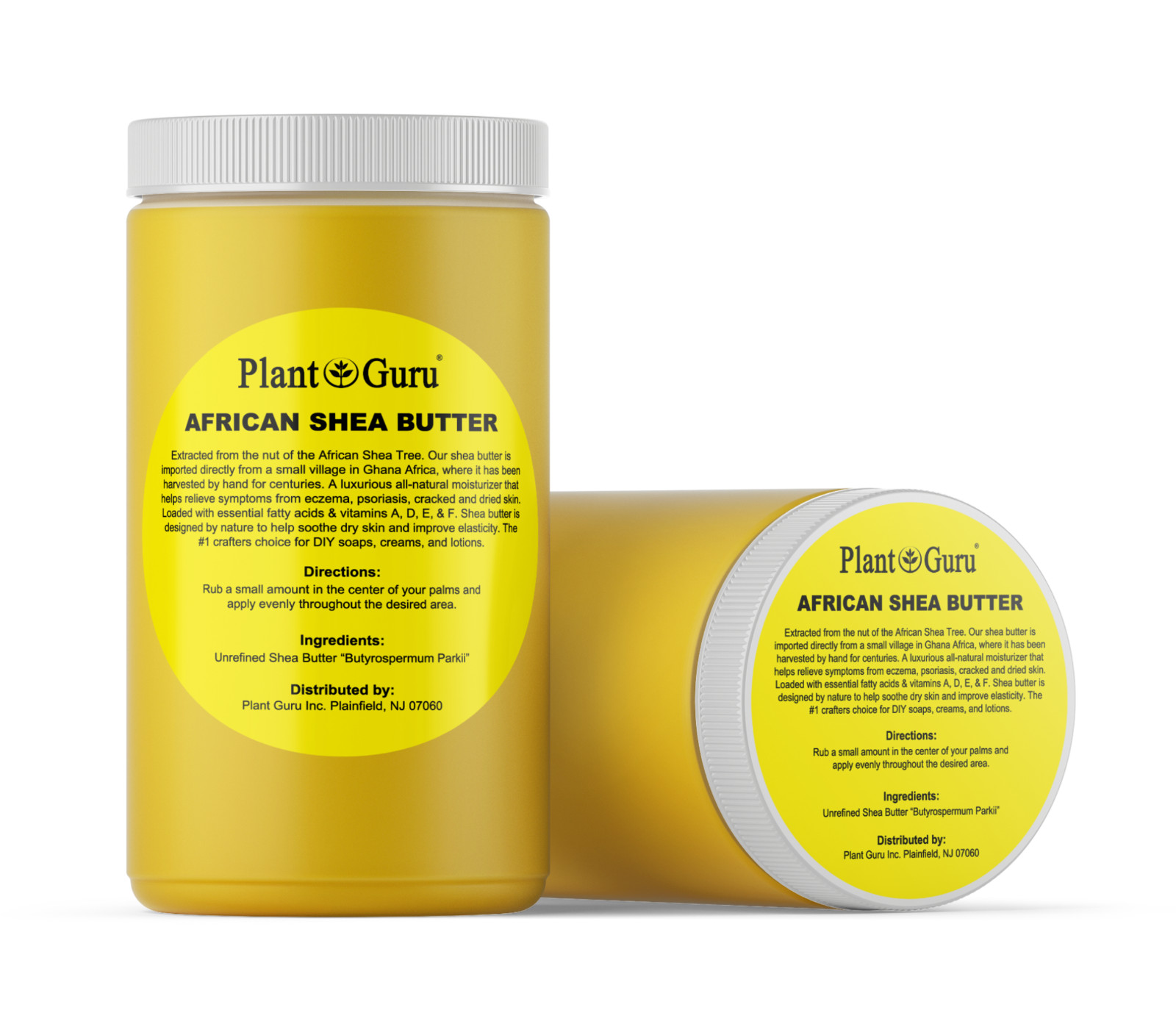 Raw African Shea Butter 32 oz Jar 100% Pure Natural Unrefined Organic Ghana Bulk