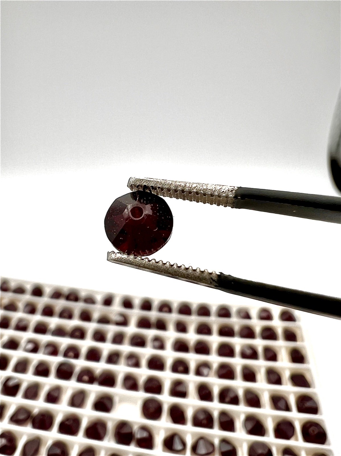 Factory Pack Vintage Swarovski Crystal Siam 7mm Flat Bicone 5307 Beads; 144pcs