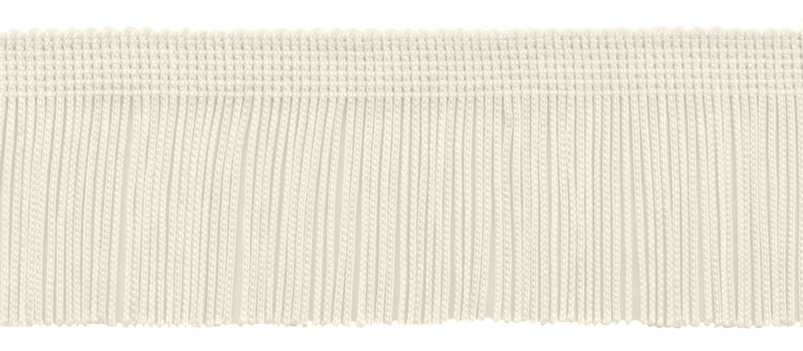 Chainette Fringe Trim 2 inch, Style# CF02, Color# OW – Off White Ivory [5 Yards]