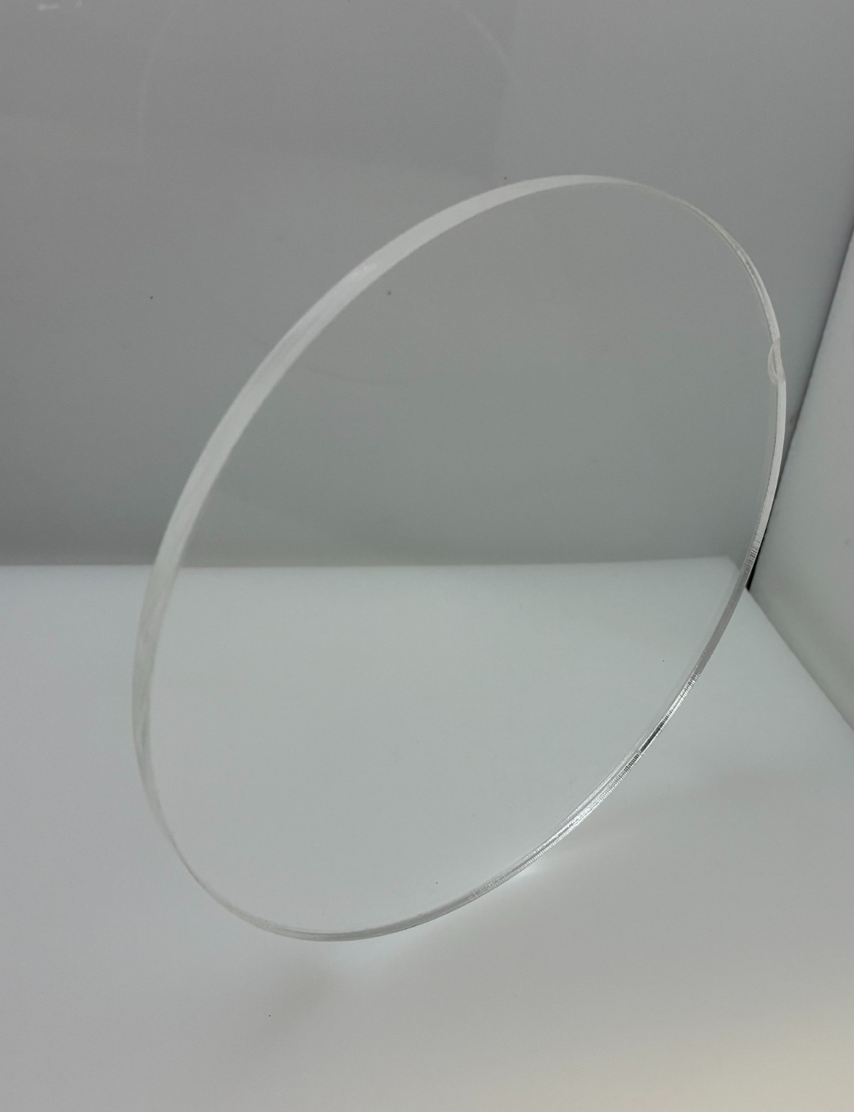 CLEAR Acrylic Plexiglass 1/8″ Plastic Sheet Circle **YOU PICK DIAMETER**