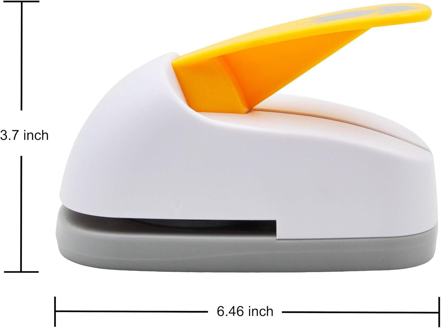Craft Lever Punch 2.15X2.15 Inch Equilateral Size Square Paper Punch （Corner to