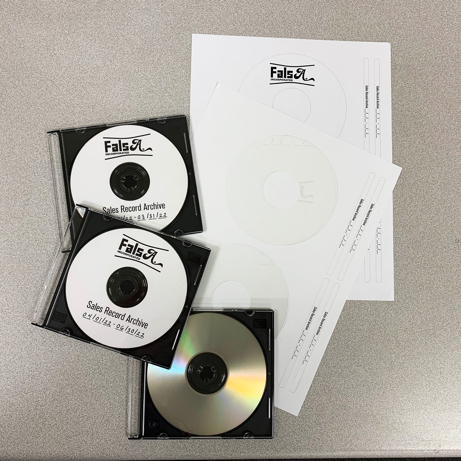 CD / DVD Labels Fits Size 5931 Laser Ink Jet Blank White Matte Sheets