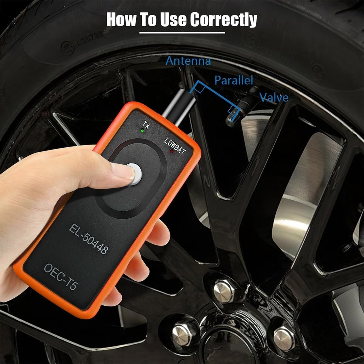 Automotive Tire Pressure Sensor Reset Tool – TPMS Tire Monitor Gauge