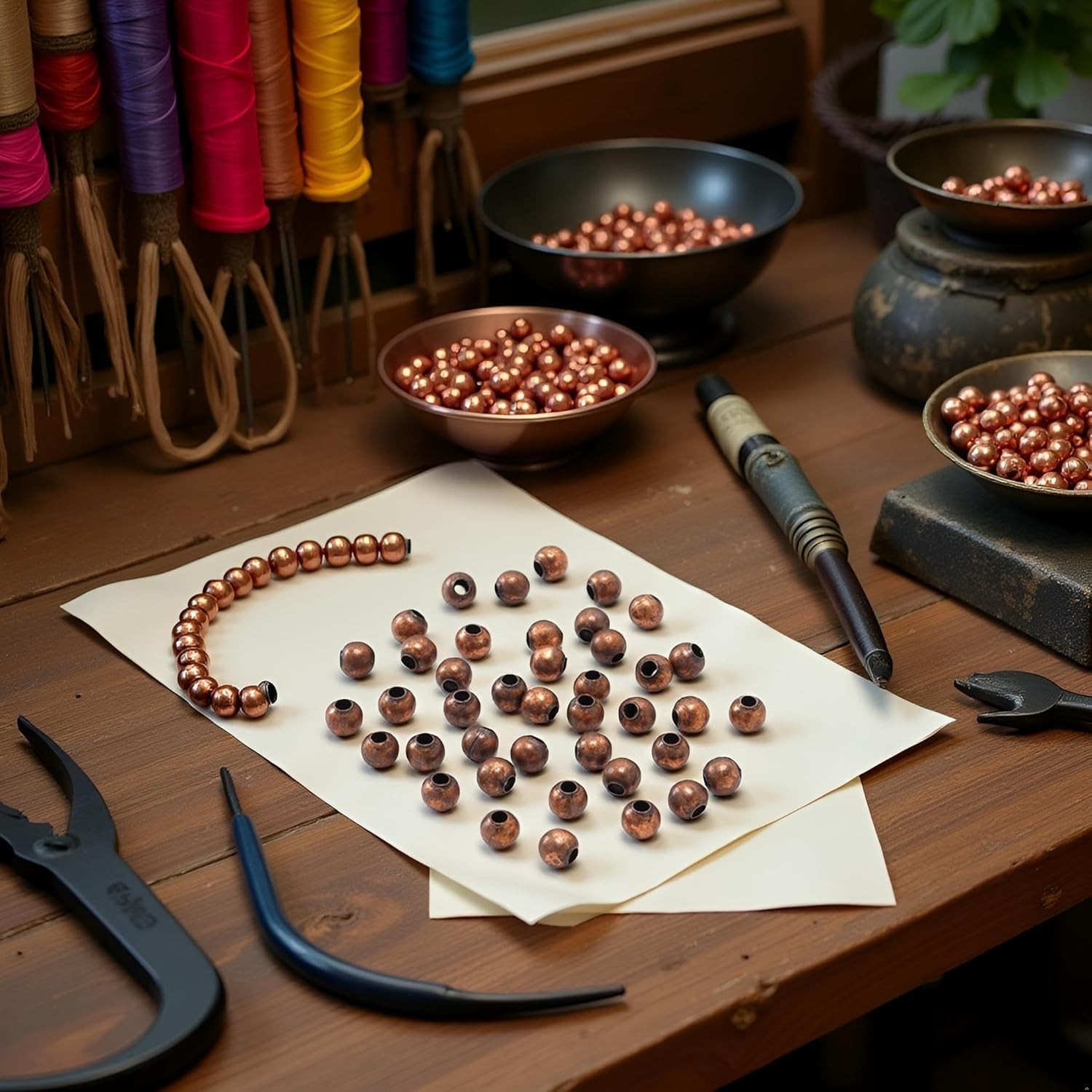 300Pcs/lot 3mm Antique Copper Round Spacer 3.0 Millimeters,