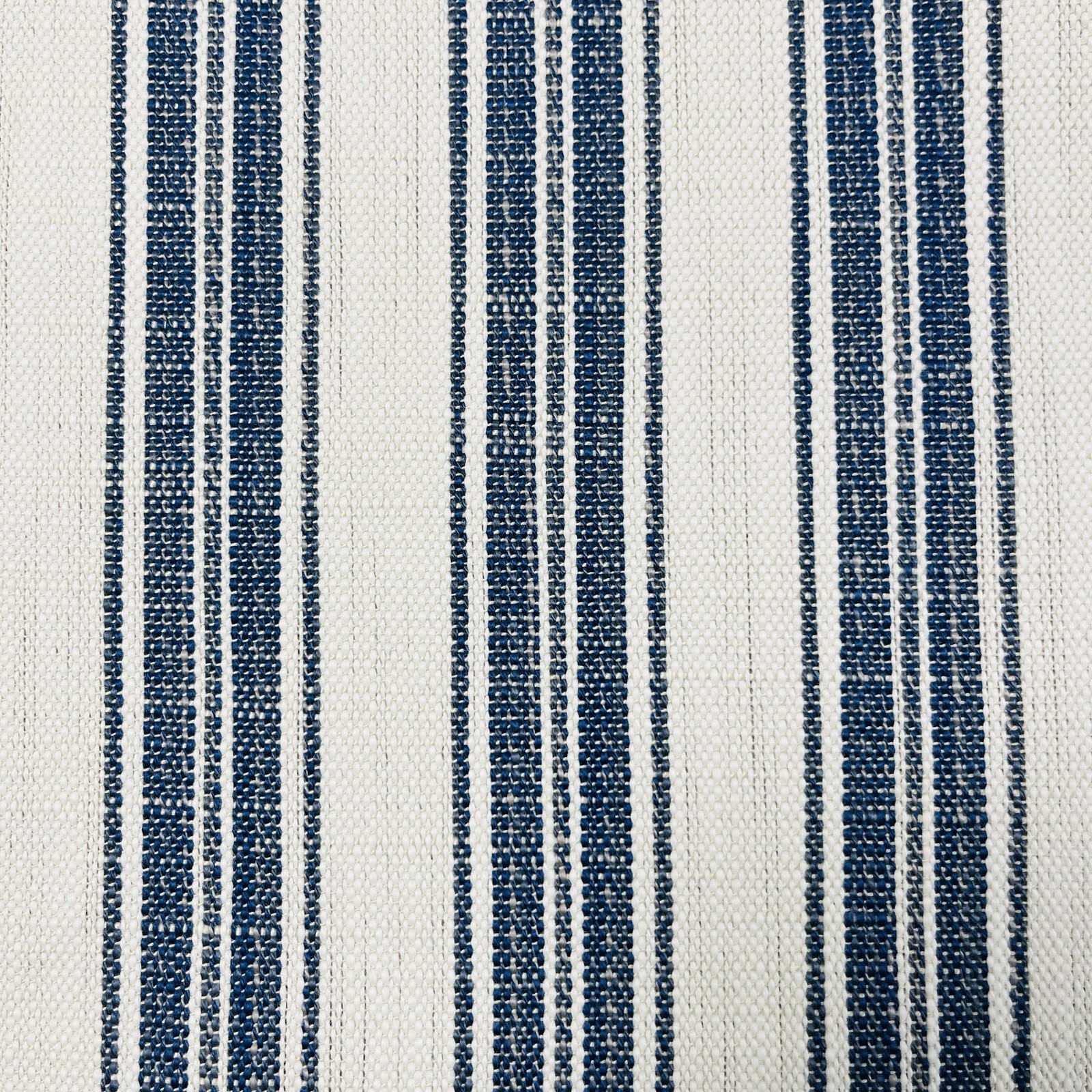 PERENNIALS INDOOR OUTDOOR PERFORMANCE FABRIC COASTAL STRIPE CERULEAN BY THE YARD