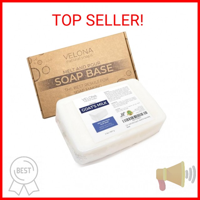 velona 2 LB – Goats Milk Soap Base SLS/SLES free | Melt and Pour | Natural Bars
