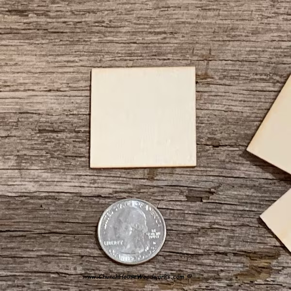 Unfinished Wood Squares Bulk Craft SETS Birch Square Wood Blanks Multiple Sizes