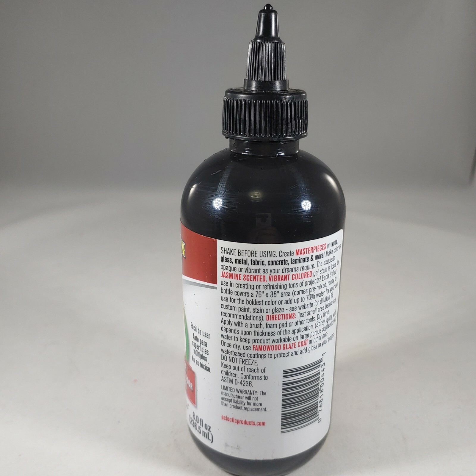 Unicorn Spit Gel Stain & Glaze 8 oz Midnights Blackness Black Paint USA Made