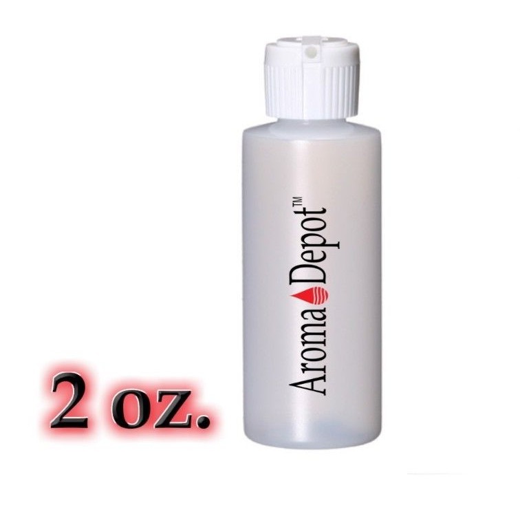 2oz HDPE Plastic Cylinder Flip Top Bottle w/ Poly Top Dispensing Caps 1 to 48