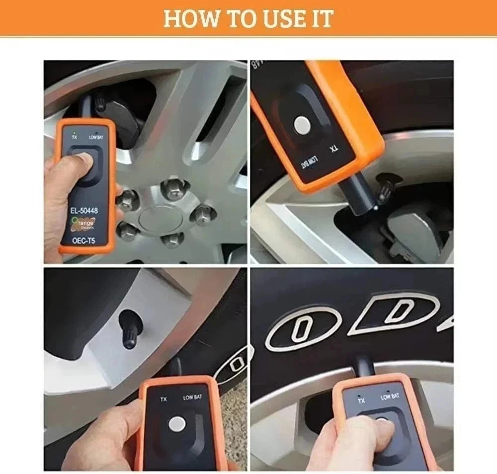 TPMS Relearn Tool, Automotive Tire Pressure Monitor Sensor Activation Reset Tool