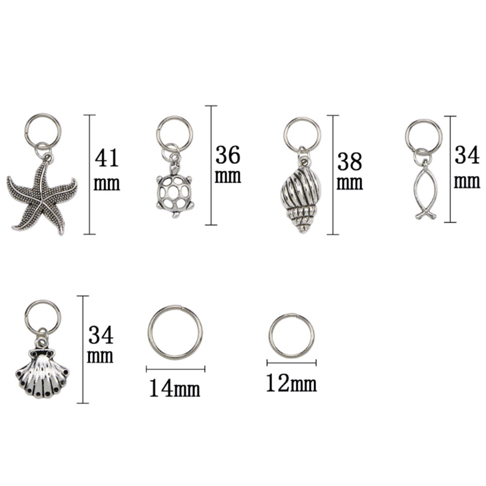 ⁺DIY Pendants Accessories Alloy Marine Animal Pattern Hand Made Hair Clip
