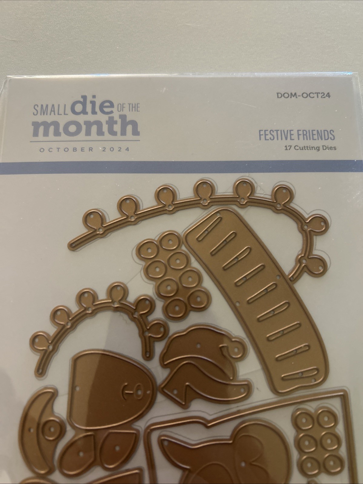 NEW Spellbinders Small Die of the Month Oct 2024 FESTIVE FRIENDS
