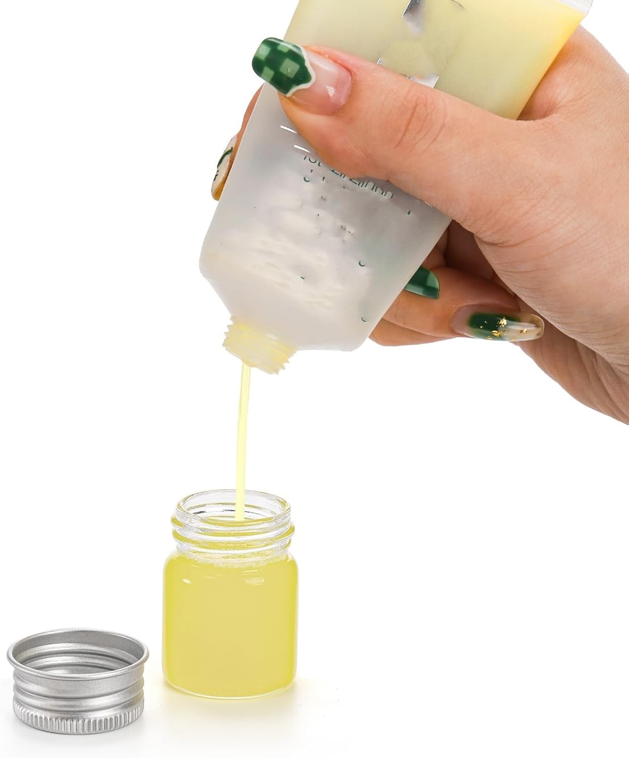 36Pcs 15ml(1/2oz) Empty Tiny Jars Small Glass Vials with Lids Lab Clear