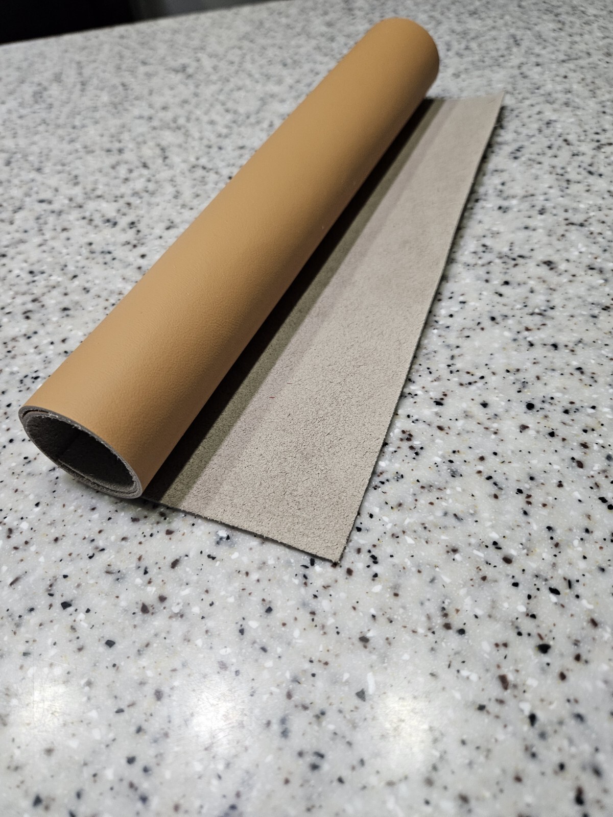 Upholstery Leather 13″ x 11″ inches Beige Automotive grade Leather NEW