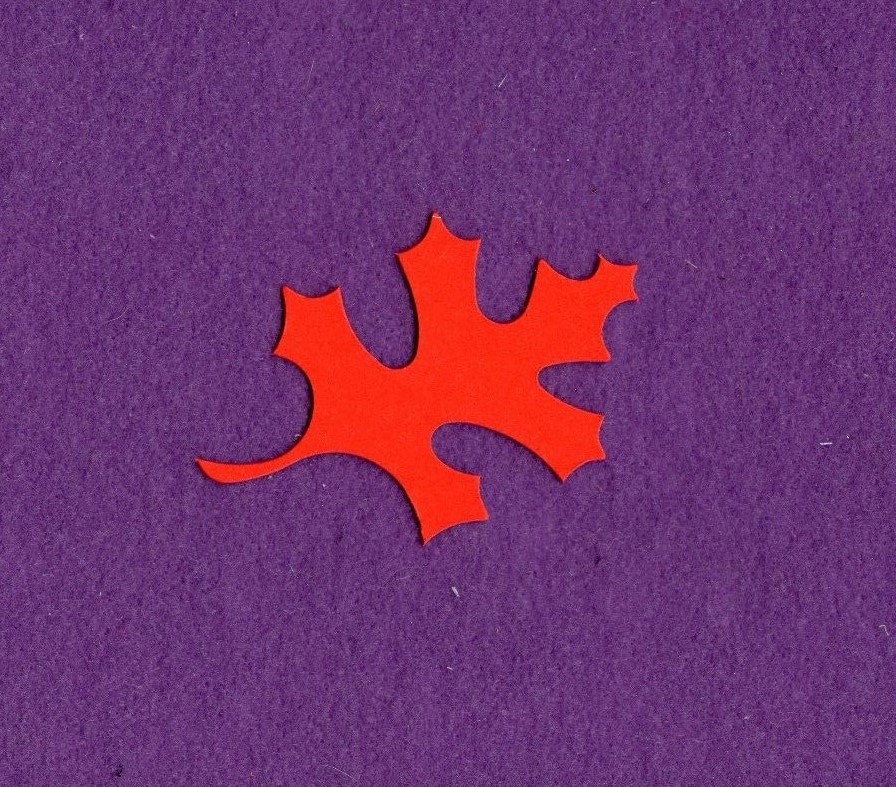 OAK LEAF medium die cuts scrapbook cards