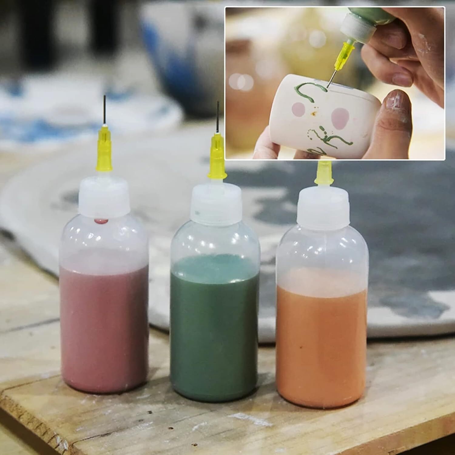 30ml Precision Applicator Bottles, 10Pcs Needle Tip Squeeze Bottle Small Squeeze