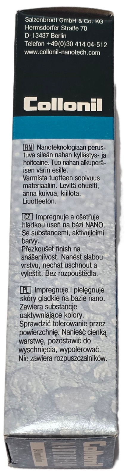 Collonil Nano Tech Cream Innovative Leather Waterproofing and Care 50ml
