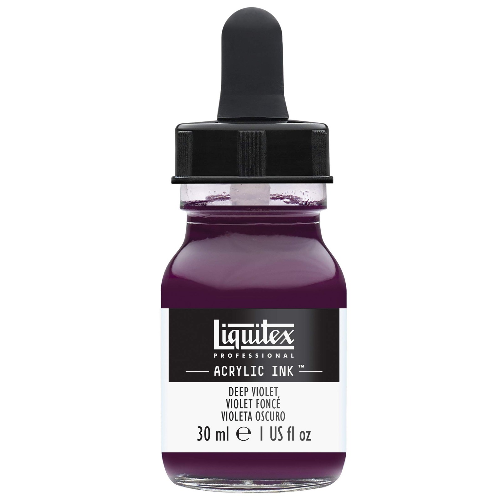 Professional Acrylic Ink, 1-oz (30ml) Jar, Deep Violet