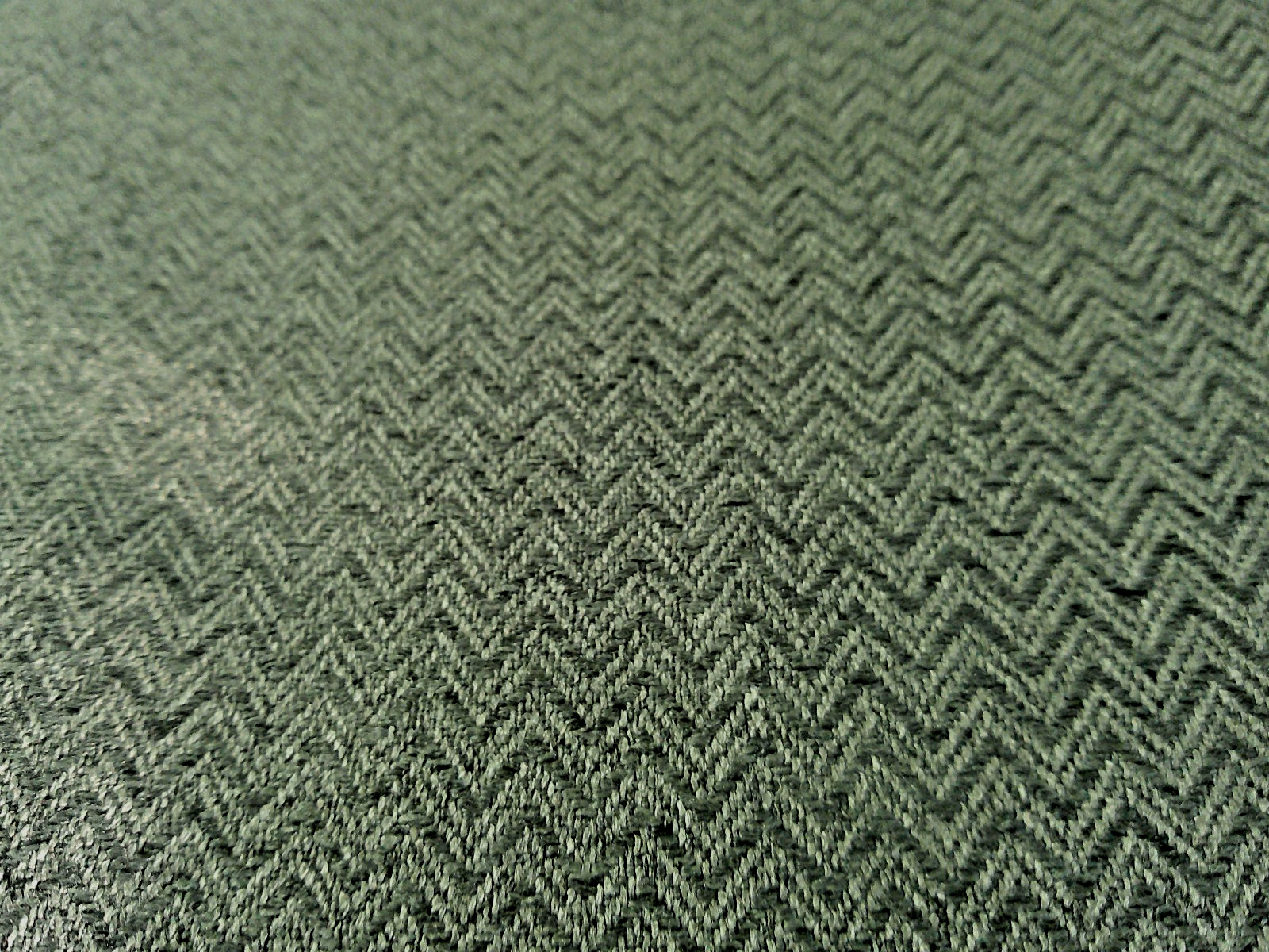 Small Chevron/Herringbone Tone on Tone Forest/Tree Green Cloth Backing 4.5 Yds