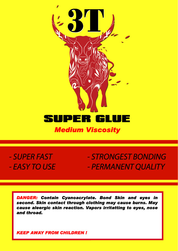 Medium CA Glue -(2) 4 oz Bottle – Super Glue Adhesive – Cyanoacrylate