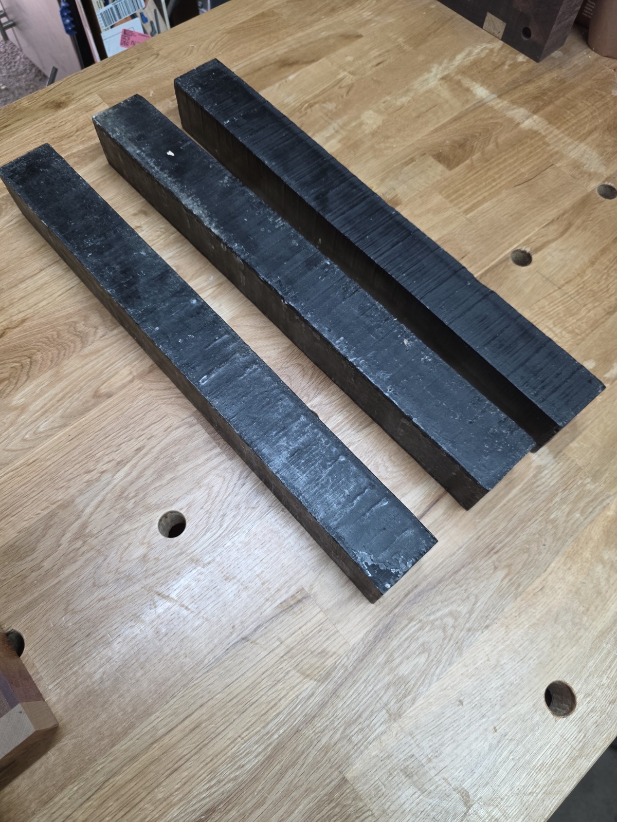 Gaboon Ebony 2″x2″x18″ Turning Blanks All Black (See Description) Price Is For 1