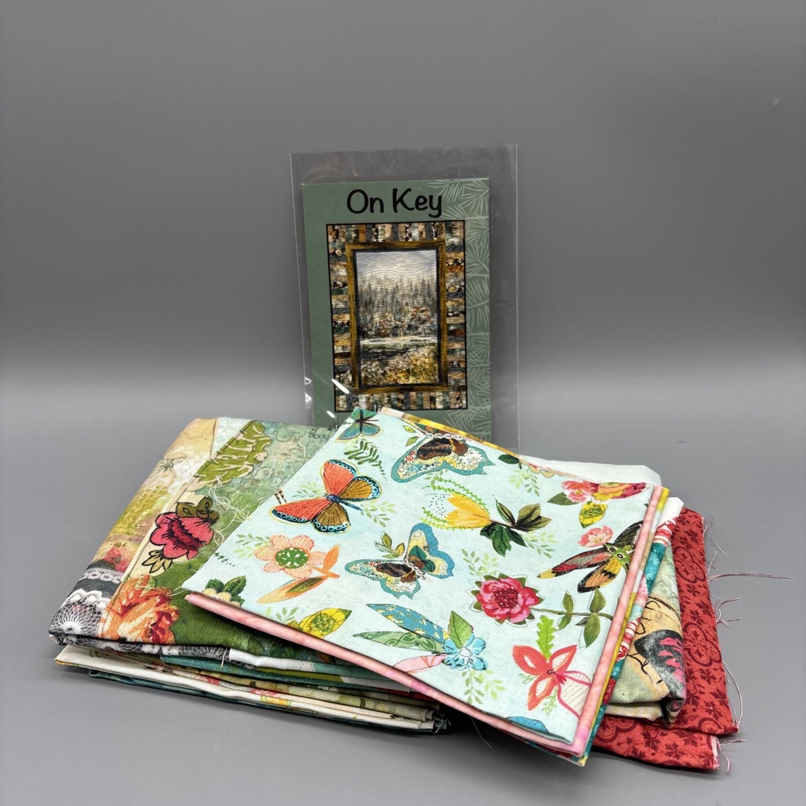 Villa Rosa Designs Mystery Bag 42” X 60” Spring Butter Butterflies Flowers