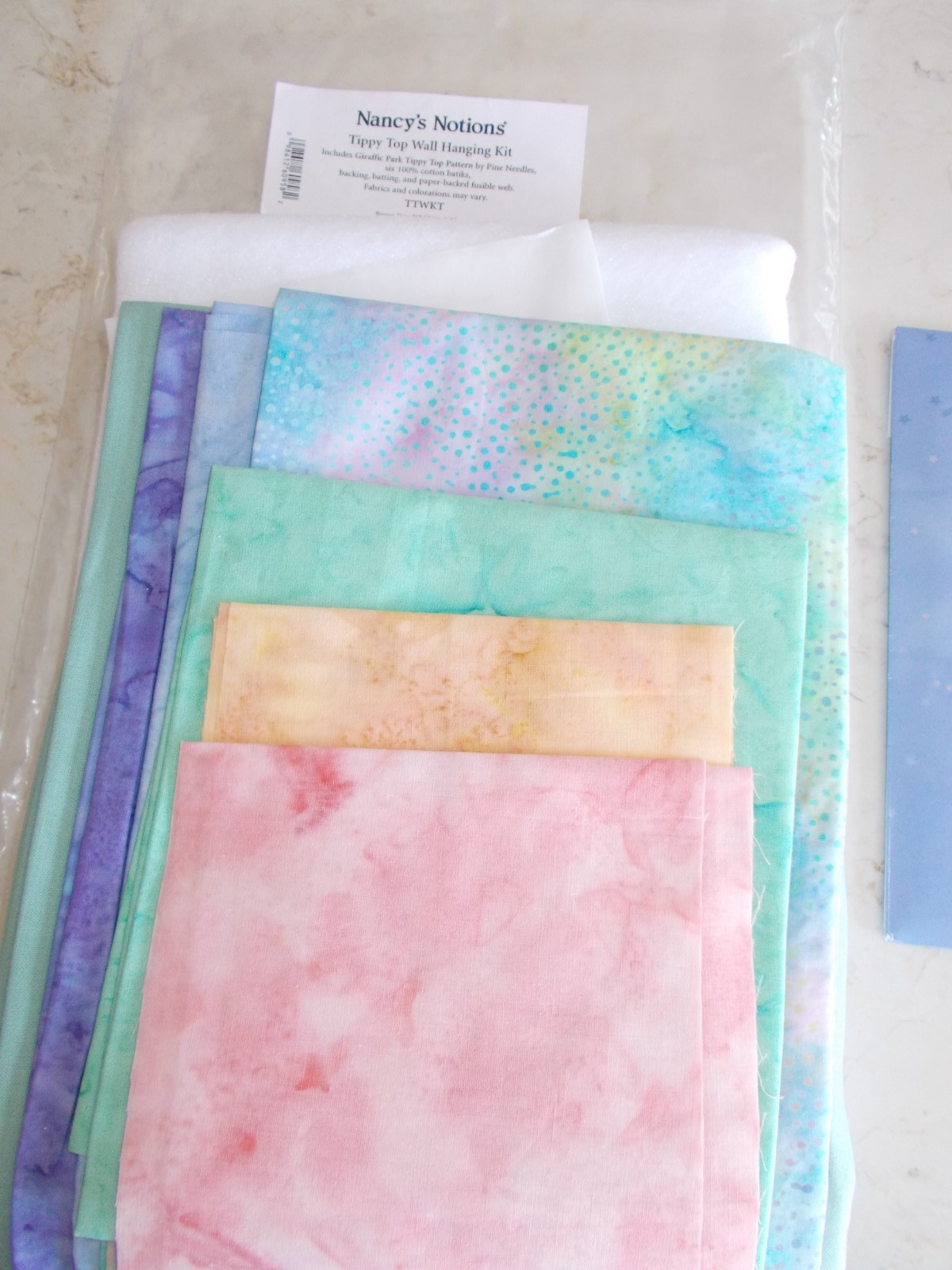 Nancy’s Notions Tippy Top Wall Hanging Kit Includes Material by Pine Needles