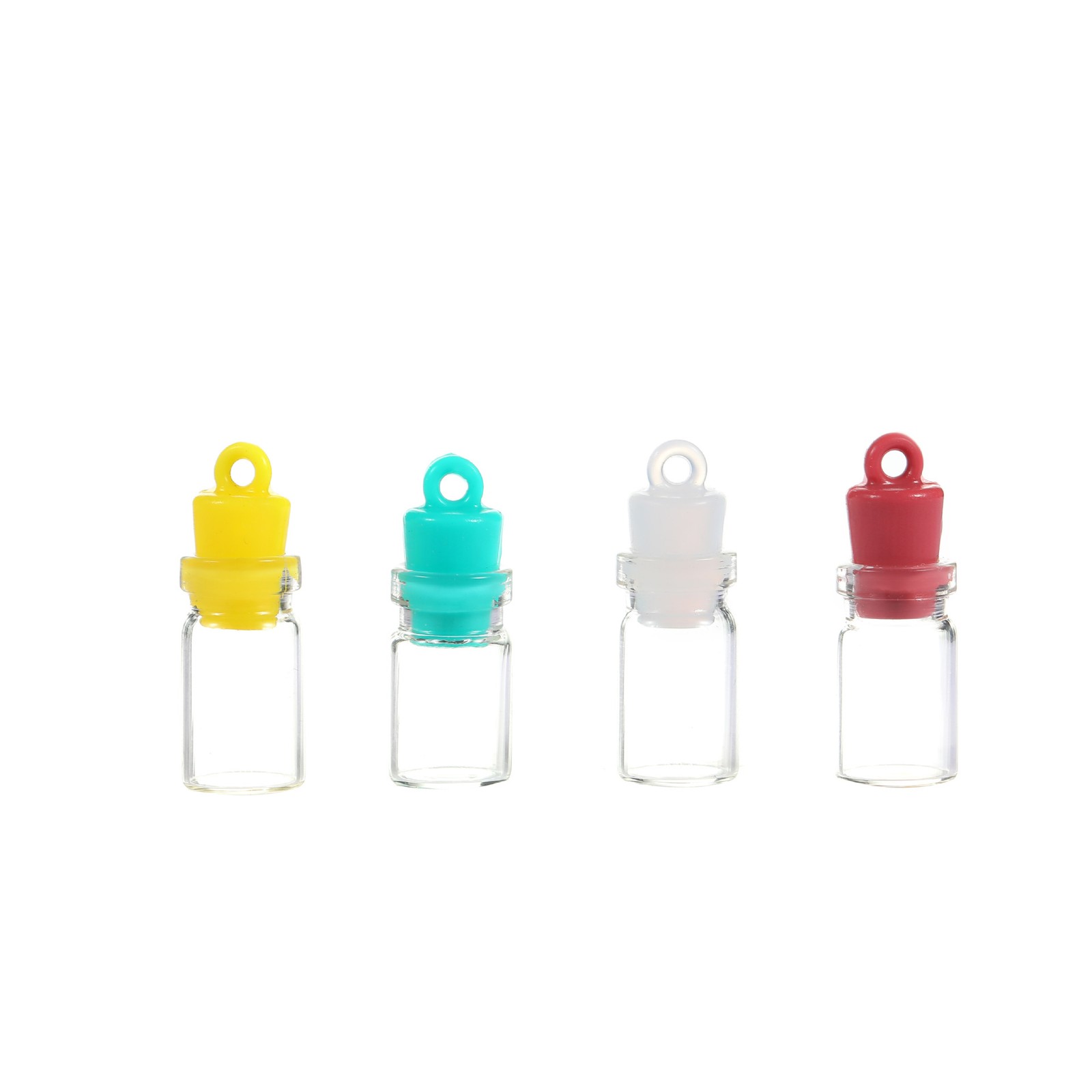 100pcs 0.5ml Mini Glass Bottle Vial Jar 10x18mm Small Container DIY Craft