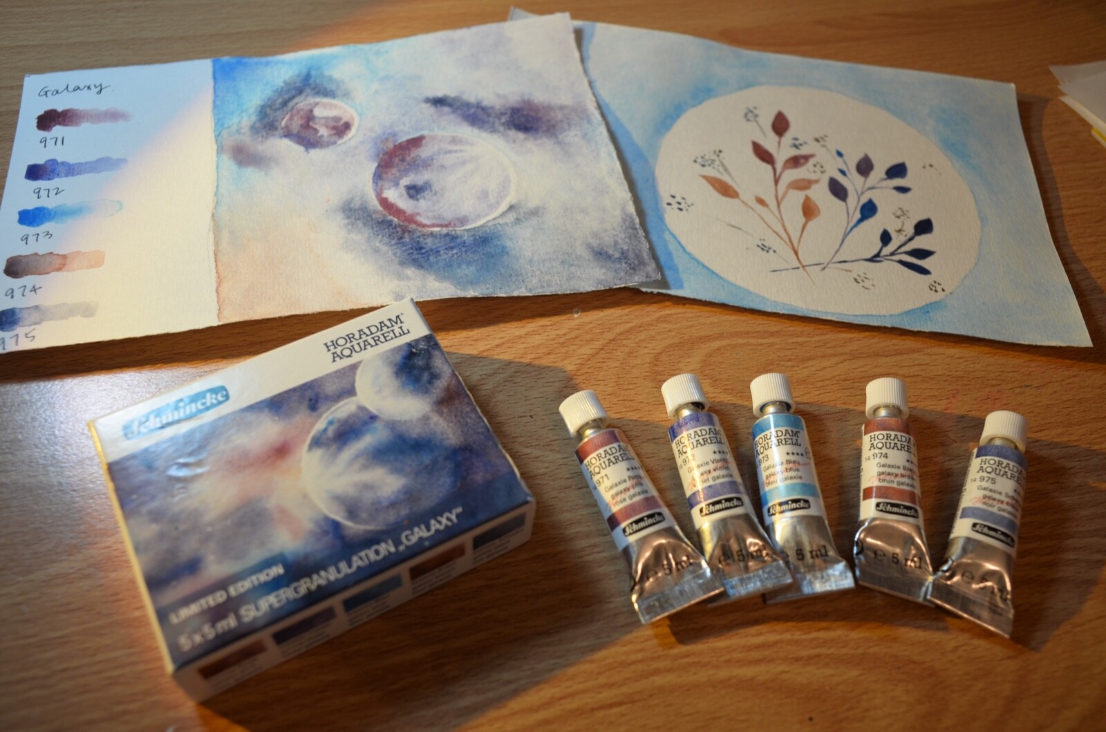 Schmincke Horadam Watercolor Super Granulating Sample Set | Assorted Colors